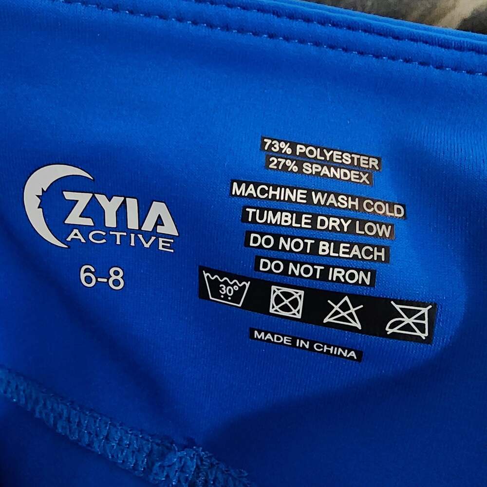 Zyia Active Royal Blue Light n Tight High-Rise Pocket Leggings - Picture 4 of 8